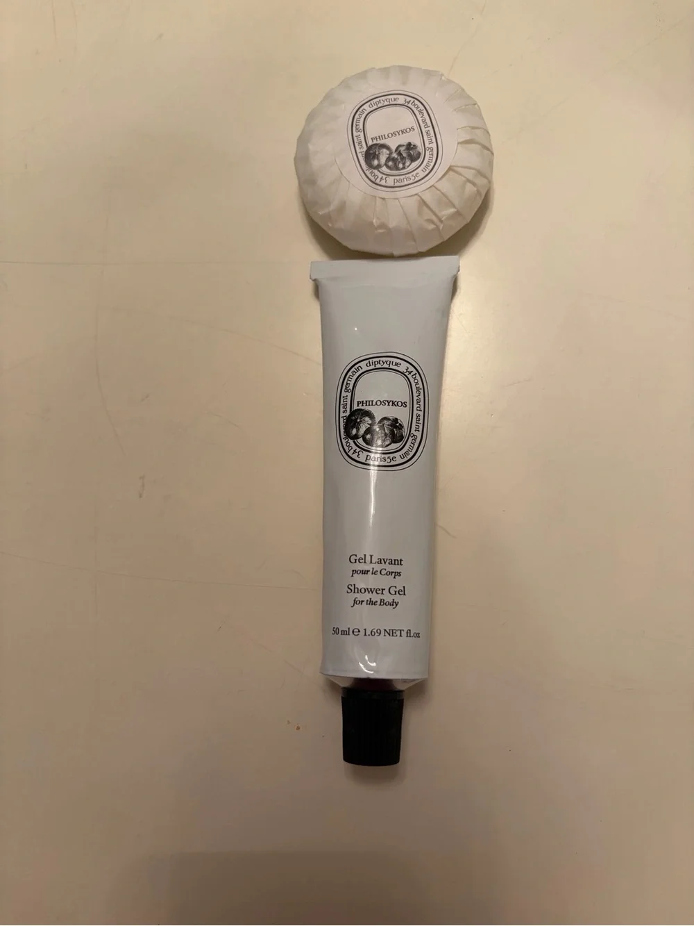 DIPTYQUE Philosykos travel Shower Gel and Soap Set NEW